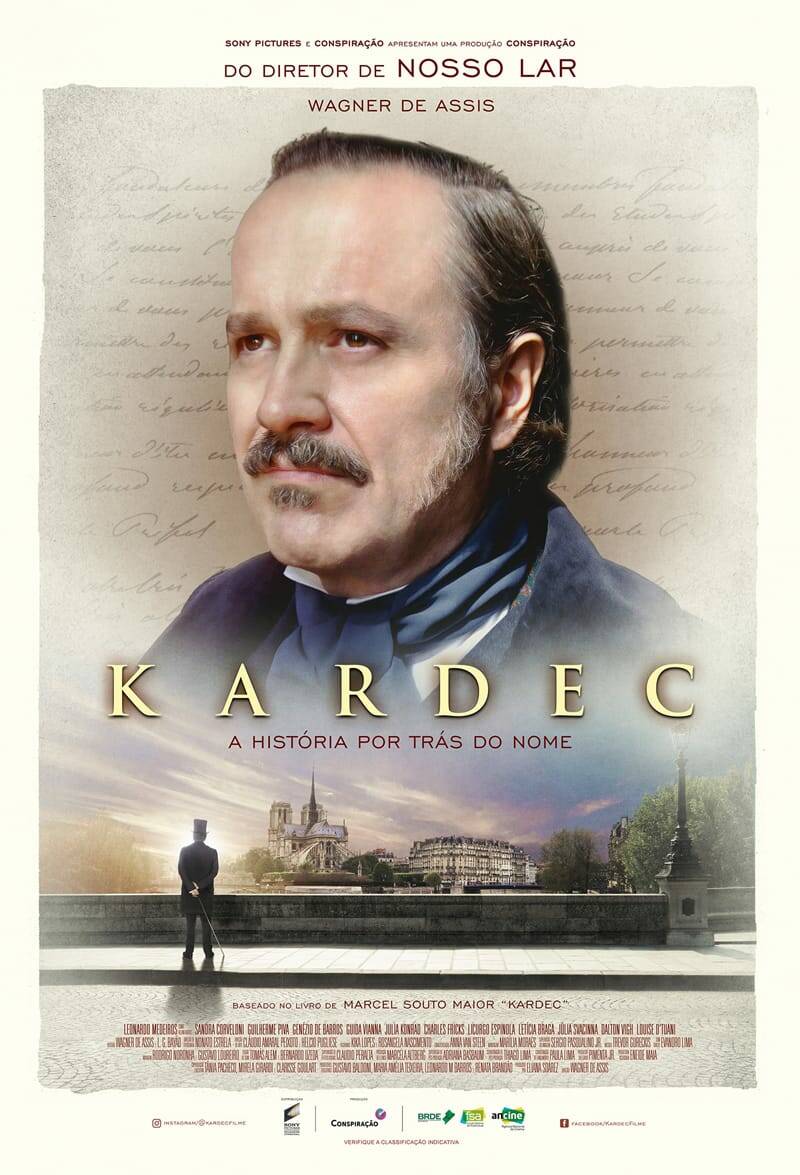 Filme sobre a vida de Kardec chega aos cinemas